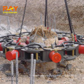 Round Concrete Pile Breaking Machine Hydraulic Pile Breaker For Excavator